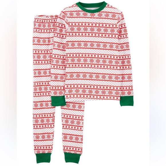 Carters 2-Piece Adult Holiday 100% Snug Fit Cotton PJs Christmas Size XL - Picture 1 of 5